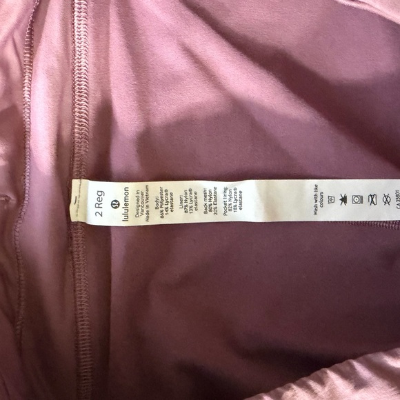 Lululemon Play Off the Pleats Women’s Size 2 Skirt Skort in Vintage Mauve - Picture 5 of 14